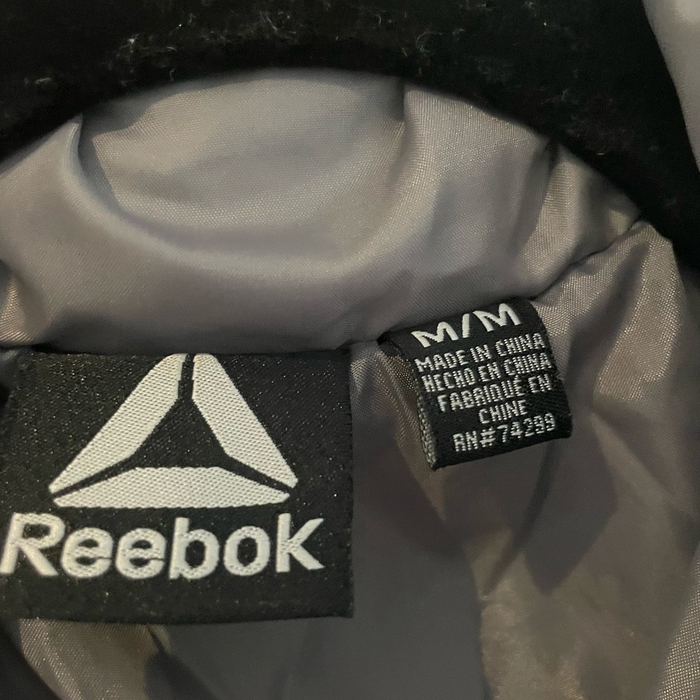 Vintage Old School Gray/Grey Reebok medium jacket - Picture 5 of 6